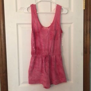 Pink Tie Dye Romper